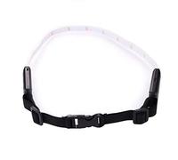 Vetrineinrete® Cintura Riflettente Luminosa con 18 luci a LED per Bici Sport Running Corsa Cinta di Sicurezza con Orologio D54