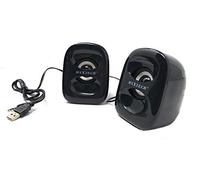 Vetrineinrete® Coppia Casse Speaker Wired 10 Watt con Luce RGB Altoparlanti con Attacco USB 2.0 e aux per pc Notebook Tablet Smartphone CA-SS001 M28