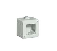 Vetrineinrete® Custodia idrobox per esterno a 2 3 4 posti compatibile con living light international air cassetta per interruttori ip40 (2 Posti)
