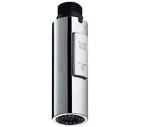 Vetrineinrete® Doccetta di ricambio verticale per miscelatore da cucina 2 modalità di getto estraibile attacco ½” cromata per rubinetto B2