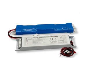 Vetrineinrete® Driver emergenza per faretti pannelli led da 3 a 80 watt alimentatore trasformatore anti black out autonomia 300 minuti