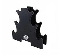 Vetrineinrete® Espositore per Pesi a Tre Ripiani a Albero Portatile scaffale Supporto Porta manubri
