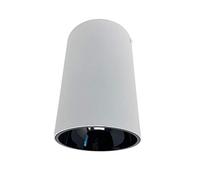 Vetrineinrete® Faretto a led cob 20 watt plafoniera da soffitto a cilindro in allumini bianco a luce fredda 6500k calda 3000k naturale 4000k (Luce Calda 3000k) B64