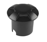 Vetrineinrete® Faretto calpestabile a led 1 watt 2 fasci di luce lampada segnapassi carrabile per esterno vialetti giardino tenuta stagna IP67 luce fredda calda naturale (Luce Calda)