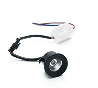 Vetrineinrete® Faretto led cob ad incasso 1 watt mini spot punto luce tondo luce bianca 6500k calda 3000k naturale 4000k (Luce Fredda 6500k) A111