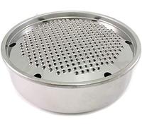 Vetrineinrete® Grattugia per Formaggio Acciaio Inox grattaformaggio con vano Contenitore vaschetta raccogli Formaggio formaggiera D10