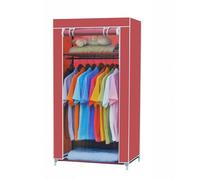 Guardaroba in tessuto campeggio organizer armadio con scaffale 150x60x45 cm