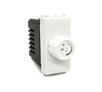 Vetrineinrete® Interruttore dimmer compatibile con Living Light International Air regolatore controller con manopola per luci illuminazione led 500 watt 230V (Bianco)
