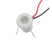 Vetrineinrete® Kit di 5 mini faretto incasso cielo stellato 1W punto luce per doccia sauna istallazione interno e esterno IP65 (Luce Naturale 4000k)