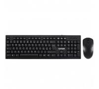 Vetrineinrete® Kit tastiera e mouse cablata per computer 104 tasti USB