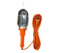 Vetrineinrete® Lampada officina con attacco e27 cavo da 10 5 metri interruttore on off gancio torcia meccanico spina shuko (10 Metri) M85