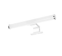 Vetrineinrete® Lampada per specchio da bagno con doppia istallazione 6 watt applique a luce naturale 4000k IP44 colore argento (Rotondo)
