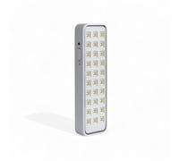 Vetrineinrete® Lampada torcia emergenza ricaricabile USB 30 e 60 led dimmerabile luce bianca portatile appendibile (30Led)