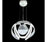 Vetrineinrete® Lampadario da soffitto a sospensione a led 78 watt con sfera con brillantini glitter lampada plafoniera luce bianca 6500k naturale 4000k arredamento moderno (Luce calda 3000k)