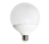 Vetrineinrete® Lampadina a led 24 watt attacco e27 a sfera luce fredda 6500k calda 3000k naturale 4000k risparmio energetico lampada per illuminazione (Luce bianca 6500k) P40