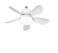 Vetrineinrete® Lampadina E27 a led 19 watt tecnologia cct 3 colorazioni di luce lampada ventilatore da 9 watt con telecomando 3 velocità