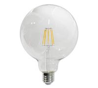 Vetrineinrete® Lampadina led a filamento 12 watt attacco e27 globo 125 sfera a luce bianca 6500k calda 2700k naturale 4000k 1500 lumen lampada illuminazione (Luce calda 2700k) X33