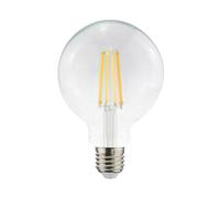 Vetrineinrete® Lampadina led a filamento 18 watt sfera in vetro lampadine con attacco E27 luce calda 3000k naturale 4000k 360° (Luce Calda 2700k)