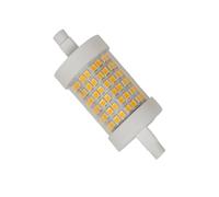 Vetrineinrete® Lampadina led tubolare con attacco R7S 12 WATT 300° luce bianca 6500k calda 3000k naturale 4000k (Luce Calda 3000k)