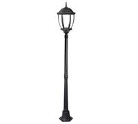 Vetrineinrete® Lampione da giardino con palo lanterna da terra luce per esterno