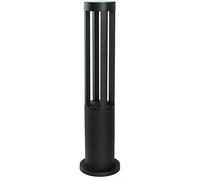 Vetrineinrete® Lampione da giardino led cob 12 watt luce naturale 4000k nero lampada da terra per esterno ip65 lampioncino per vialetti per giardino terrazzo