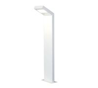 Vetrineinrete® Lampione da giardino o applique da parete bianco a led ultra moderno 10 watt IP54 luce naturale 4000k (Lampione)