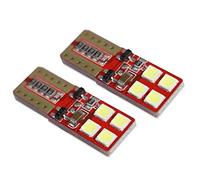 Vetrineinrete® Luci di posizione a led 8 led SMD 2 lampadine auto Canbus luci targa fari Luce Fredda 6000K 8 watt Alimentazione 12 V Attacco T10 L-P064 D49
