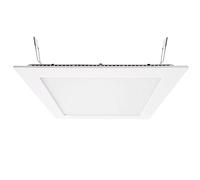 Vetrineinrete® Pannello led incasso quadrato slim 3 6 12 18 e 24 watt plafoniera luce calda 3000k faretto illuminazione di interni driver incluso (3) B38