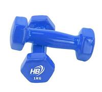 Vetrineinrete® Pesi manubri da 1 kg Sport 2 pz Manubrio Peso Allenamento Fitness Sport Dody duling (Blu) 06109