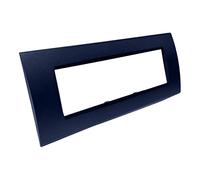 Vetrineinrete® Placchetta per interruttore a 3 4 7 posti blu navy cassetta 503 compatibile con bticino living light supporto cover (7 Posti)