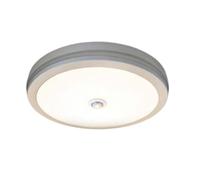 Vetrineinrete® Plafoniera led 30 Watt con sensore di movimento tecnologia CCT lampada da soffitto per esterno IP65 (Bianco)
