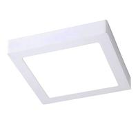 Vetrineinrete® Plafoniera quadrata a led montaggio esterno 6 12 18 24 watt luce bianca fredda 6500k driver incluso in alluminio da soffitto (12) M35