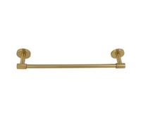 Vetrineinrete® Porta asciugamani lungo da 40 e 60 cm in acciaio oro accessori da bagno portasciugamani (40 cm)