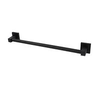Vetrineinrete® Porta asciugamano moderno da muro in acciaio 43 cm fissaggio con viti o senza viti biadesivo accessori arredo bagno