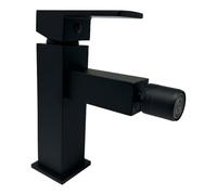 Vetrineinrete® Rubinetto per bagno ultra moderno miscelatore orientabile lavabo bidet vasca nero opaco (Rubinetto Bidet)