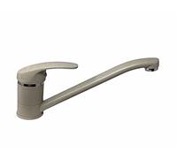Vetrineinrete® Rubinetto per lavello da cucina a canna bassa miscelatore per lavandino orientabile 360° di rotazione monocomando girevole fragranite M72