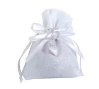 Vetrineinrete® Sacchetti Portaconfetti Anniversario 25 e 50 Anni, 12 Pz (Argento)
