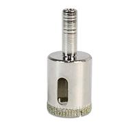 Vetrineinrete® Sega a tazza diamantata per forare piastrelle ceramica marmo vetro ardesia punta rivestimento diamante fresa per trapano diametro varie misure (25 mm) M59