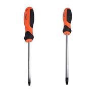 Vetrineinrete® Set 2 cacciaviti 25 cm per elettricista a stella e taglio giraviti con punta magnetica in cromo vanadio