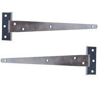 Vetrineinrete® Set 2 cerniere a T cerniera a croce in acciaio per porta finestra con viti per il fissaggio 200 mm E12
