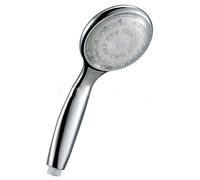 Vetrineinrete® Soffione doccia con led rgb doccetta a telefono 20 cm cromoterapia doccia emozionale multicolore