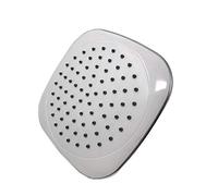 Vetrineinrete® Soffione per doccia da bagno quadrato multigetto effetto pioggia con filtro anticalcare ad alta pressione bianco 69289 D89