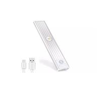 Vetrineinrete® Sottopensile ultra slim a led cob 20 30 40 60 cm plafoniera ricaricabile usb magneica con sensore di movimento (20 cm)