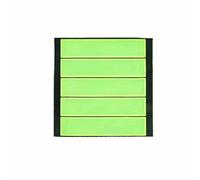 Vetrineinrete® Strisce rifrangenti fluorescenti adesive giallo fluo catarifrangenti segnale luminoso per auto moto scale interruttori prese 5 pezzi D71