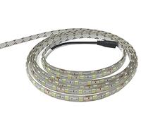 Vetrineinrete® Striscia led smd 5050 luce bianca fredda 6500k strip 5 metri IP65 per esterno impermeabile illuminazione per casa negozio B12