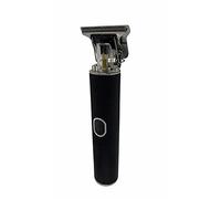 Vetrineinrete® Tagliacapelli ricaricabile USB type-c 4 pettini varie regolazione rasoio regolabile per barba capelli nero oro E-T11 (NERO) N7