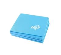 Vetrineinrete® Tappetino yoga pieghevole 173x61 antiscivolo tappeto palestra fitness aerobica pilates ginnastica spessore 4 mm (Celeste)