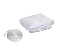 Vetrineinrete® Zanzariera universale a rete autoadesiva per porte finestre tenda antizanzare con nastro biadesivo insetti mosche traspirante varie misure (130x150cm) 69579