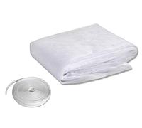 Vetrineinrete® Zanzariera universale a rete autoadesiva per porte finestre tenda antizanzare con nastro biadesivo insetti mosche traspirante varie misure (150x200cm) 69582