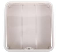 Vetrinetta Espositiva per Mini Bambole, Organizer a Parete Bianco | Cofanetto in Plastica, Protezione Completa per Collezioni e Adorni, per Esposizione e Ordine, Design Compatto